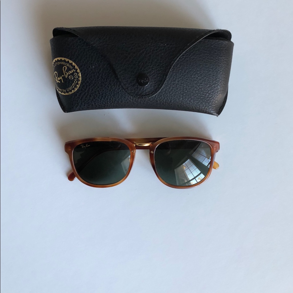 B&L Ray Ban 80’s Style W1106 Sunglasses Rare Some Damage